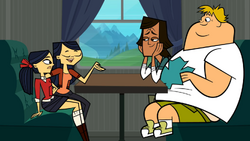 Ask AI: The story of Emma and Kitty from Total Drama Presents: The Ridonculous  Race gaining elastic powers from toxic waste.