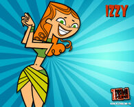 Izzy's Total Drama Island promo picture.