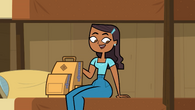 Priya likes her bed, before Axel places her bag on top, almost crushing her.