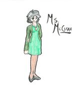 Christin as TWE's Ms. McClean.