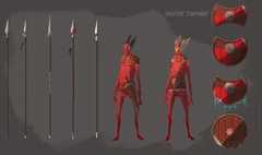 Концепт-арт экипировки юнита