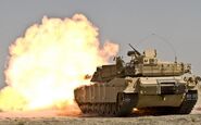 An M1 Abrams Firing In Reality.