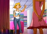 Clover finally approves a dress.