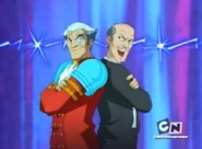 With his brother Jerry Lewis.