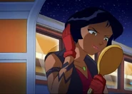 T-Bone's female bandmate with Alex's face.