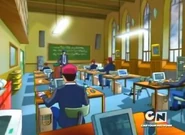 A language classroom