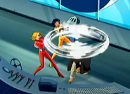 Clover and Alexandra trying to defeat Yin-Yang.