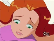 Samantha expresses her dissapointment to Scam over his being her enemy because she had gained feelings for him.