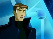 Scam's sweat drop in reaction to being asked why the Scamlar Sam is acting like the real Sam.