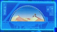 How the dome creates realistic scenarios for the tests.