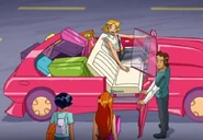 Bringing Clover's car around