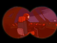 Tuesday in her pilot outfit