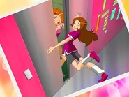 Sam is photographed while having an elevator mishap (remastered)