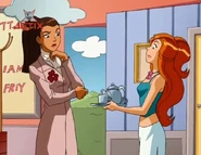 Samantha struggles with her charm lesson.