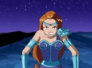 Sam dressed by the Sisterhood