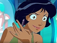 Alexandra holding the nail file