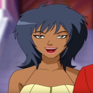 Helena Simms - Talkshow host.