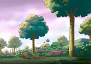 Crash landing in "The Getaway"