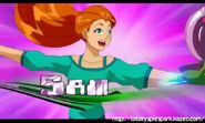 Sam in the opening of season 6 of Totally Spies