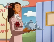 Sam's charm teacher.