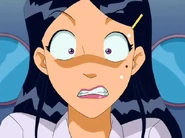 Mandy struck with stage fright from "Black Widows"