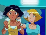 Alex says Grrrrr and with her ears sound Smoke out!