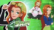 Sam in the opening of season 7 of Totally Spies