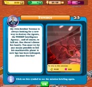 Continuation of the Terrence mission arc in "Totally Spies: Fashion Agents" (Facebook game).