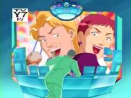 Jerry Lewis watching and dancing to an old clip of Tammy and him.