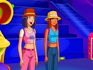 Clover (left) and Alex (right) pretend to be tourists