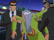 Sebastian gets arrested. Note his left hand.