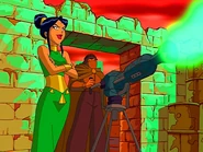 Makeda explains her evil plan.