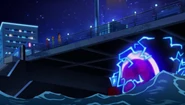 Clover's motorcycle destroyed.
