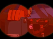 Tuesday in her pilot outfit