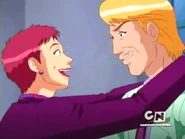 Tammy and Jerry Lewis happy to see one another.