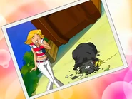 Someone takes a photo of Clover taking out the trash (remastered)