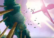 In the air in "The Getaway"