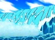 Perfect waves for surfing.