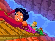 Hanging onto to dear life.