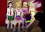 Muffy activates the mind control badges