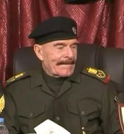al-Douri at an interview