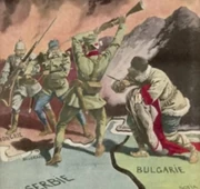 A Le Petit Journal illustration depicting  stabbing  in the back