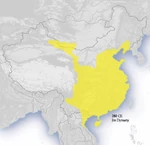 The Western Jin at its height in 280 CE.