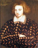 Unattributed portrait of Christopher Marlowe, c. 1585