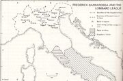 Lombard League map