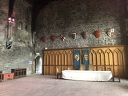 The castle's great hall