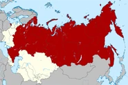 Location of the Russian SFSR