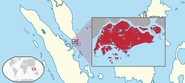 Location of Singapore