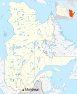 Location of Montreal