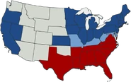 Civil War states.png (111 KB) State loyalties during the American Civil War: dark blue are Union states, light blue are border states